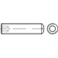 TOOLCRAFT Madenschraube M10 50 mm Stahl 100 Stück