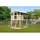 Karibu Spielhaus Benjamin 244 x 198 x 309 cm Terragrau