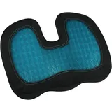 Apa Sitzkissen mit Geleinlage schwarz/blau 45 x 37 cm
