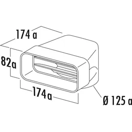 Naber MF-UR 125 Umlenkstück 90°