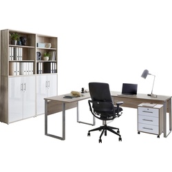 BMG Büromöbel-Set Tabor, (Set, 6 St.) Einheitsgröße weiß Büromöbel-Serien Büromöbel