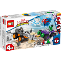 Lego Marvel Hulks und Rhinos Truck-Duell 10782