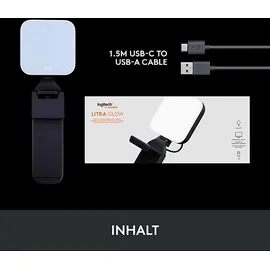 Logitech Litra Glow Premium LED Streaming-Licht, Graphite