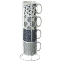 SECRET DE GOURMET Becher 0,26 l Blau 4 St.