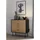 SalesFever Torsby 80 x 85 x 40 cm Beige / Schwarz
