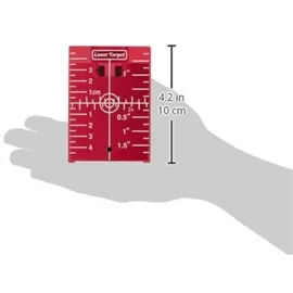 Stanley Zieltafel GT1 Rot 0,01 m