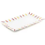 Gmundner KERAMIK Platte rechteckig Grösse: l= 30 cm x b= 20 cm x h= 2.5 cm Landlust Geschirr, handgemacht in Österreich