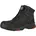 Sicherheitsstiefel Gr 44 schwarz/rot Leder S3 SRC HRO EN20345