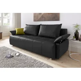 Collection AB Schlafsofa, mit Federkern, Bettfunktion, inklusive 2 Rücken- und 1 Zierkissen, braun