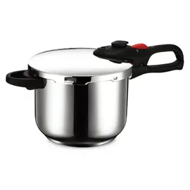 Maestro 22 cm 6,0 l Dampfdrucktopf Schwarz/Silber