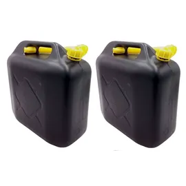 Buri Benzinkanister 20 l Schwarz