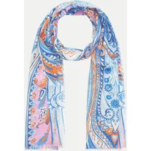 Codello Schal im Paisley-Muster Blau 50X180CM