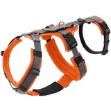 Hunter Maldon Hundegeschirr Orange/Grau M