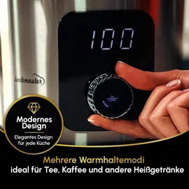 Kochmaster Aura Elektrische Samowar aus Edelstahl,
