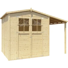 Konifera Alto 3 PLUS Gartenhaus 3,43 x 2,09 m Beige