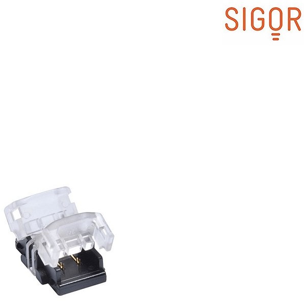 SIGOR PRO Lichtstreifen verbinder 8mm einfarbig 24V SIG-9712801