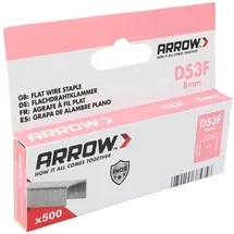 ARROW Klammer D53F V2A Länge 8 mm 500 Stück