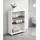 VCM Holz Badschrank Nischenregal Nilari 61 x 20 x 45 cm Braun/Weiß