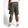 Tom Tailor PLUS, Herren, Gr. 46, N-Gr, khaki mini geometric print, Web, Obermaterial: 98% Baumwolle, 2% Elasthan, unifarben, normal kurz, Hosen Cargohose, Cargo-Shorts mit Stretch