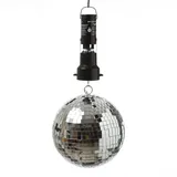 satisfire Diskokugel Set 20cm Silber
