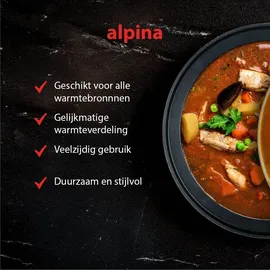 Alpina Tajine Kochtopf 25 cm rund