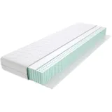 Latexmatratze 7-Zonen 140x140 cm, Hypoallergene & Antiallergische, 17 cm hohe, Godre, 17 cm hoch 140 cm x 140 cm x 17 cm