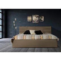 Halmon Schlafkomfort Betten Madera 180 x 200 cm Beige