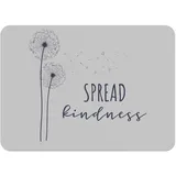 Spread Kindness Platzsets mit Kork-Unterseite, Grau, 4 Stück, 39,5 x 28,5 cm