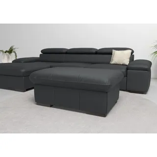 Home affaire Stauraumhocker Alberto, gross, mit Stauraum schwarz