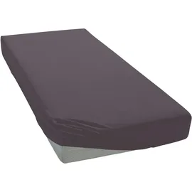 OTTO home Spannbettlaken Jersey 160 x 200 cm anthrazit