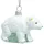 SIKORA Eisbär Baby besondere Weihnachtskugel Glas Figur Anhänger - Meisterstücke - BS708