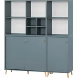 Schildmeyer MÖBELPARTNER Regalschrank 500, 701809 blaugrau 151,05 x 41,0 x 168,7 cm