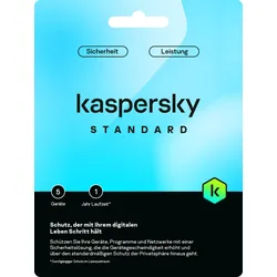 Kaspersky Sicherheitssoftware 5 Geräte 1 Jahr