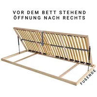 Betten-ABC MaDeRa 7-Zonen-Lattenrost für Bettkastenfunktion, 28 Federleisten, Birkenschichtholz Größe