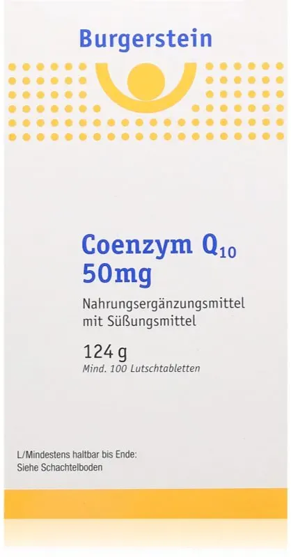 Burgerstein Coenzym Q10 Pastillen mit dem Coenzym Q10 124 g