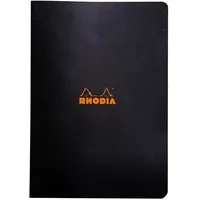 Rhodia 10x Notizheft Rhodia A4 48 Blatt 80g, Schwarz,