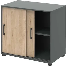 Röhr-Bush Direct Office 3 Aktenschrank 80,4 x 42,5 x 74 grau