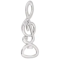 Mugesh Flaschenöffner Violinschlüssel mit Strasssteinchen - Schönes Geschenk für