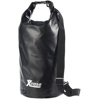 Xcase Wasserdichter Packsack 16 Liter, schwarz