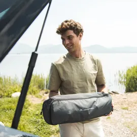 Qeedo Johnny Portable (Schnellaufbau) Bequeme Sitzhöhe, Hochlehner mit Kopfstütze, Campingstuhl faltbar, kleines Packmaß