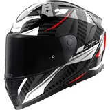 LS2 Vector II Carbon Savage Schwarz/Weiß/Rot M