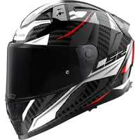 LS2 Vector II Carbon Savage Schwarz/Weiß/Rot M