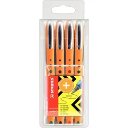 STABILO Tintenroller worker 4er Etui mit 4 Farben