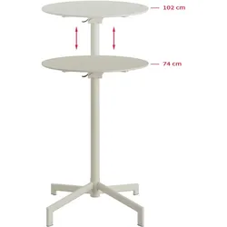 BEST  Versa – Terrassen-/Stehtisch   Cappuccino
