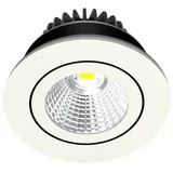 ARCCHIO Einbauleuchte 1 x 6 W LED Aluminium weiß