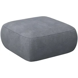 flexlux Pouf Torino 91 x 46 x 91 cm Grau
