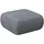 flexlux Pouf Torino 91 x 46 x 91 cm Grau