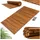 DEUBA Deuba® Badematte Holz FSC®-zertifiziertes Akazienholz rutschfest Badvorleger Duschmatte Holzduschmatte Badezimmerteppich Dusch Vorleger Stabmuster