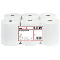 SEMYtop Handtuchrolle 1-lagig 6 Rollen