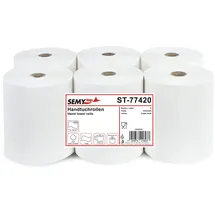 SEMYtop Handtuchrolle 1-lagig 6 Rollen